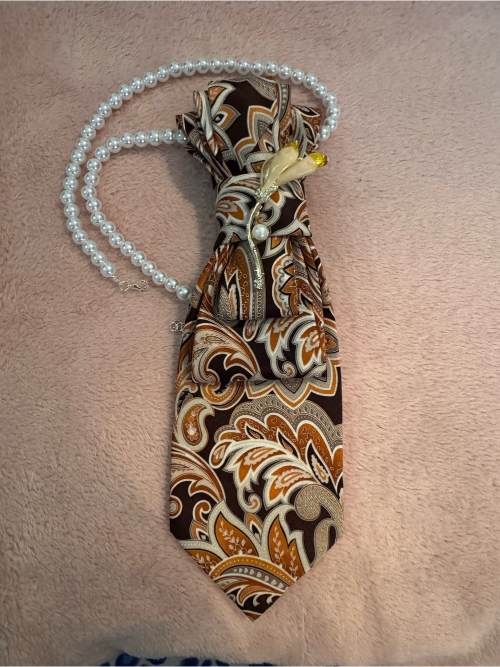 Statement Tie Necklace